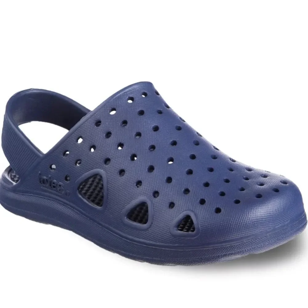 Totes Sol Bounce Toddler Clogs, Toddler Boy's,, Size: 7-8T, Blue washable shoes